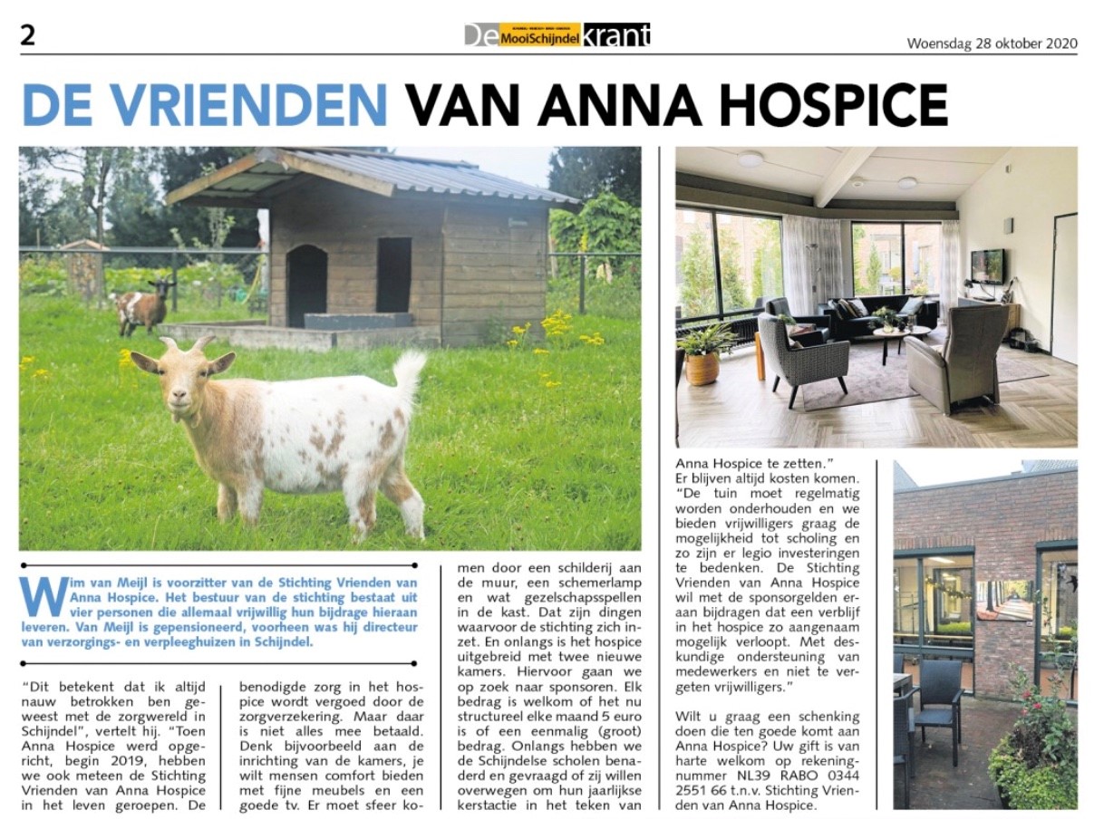 MSK De vrienden van Anna Hospice