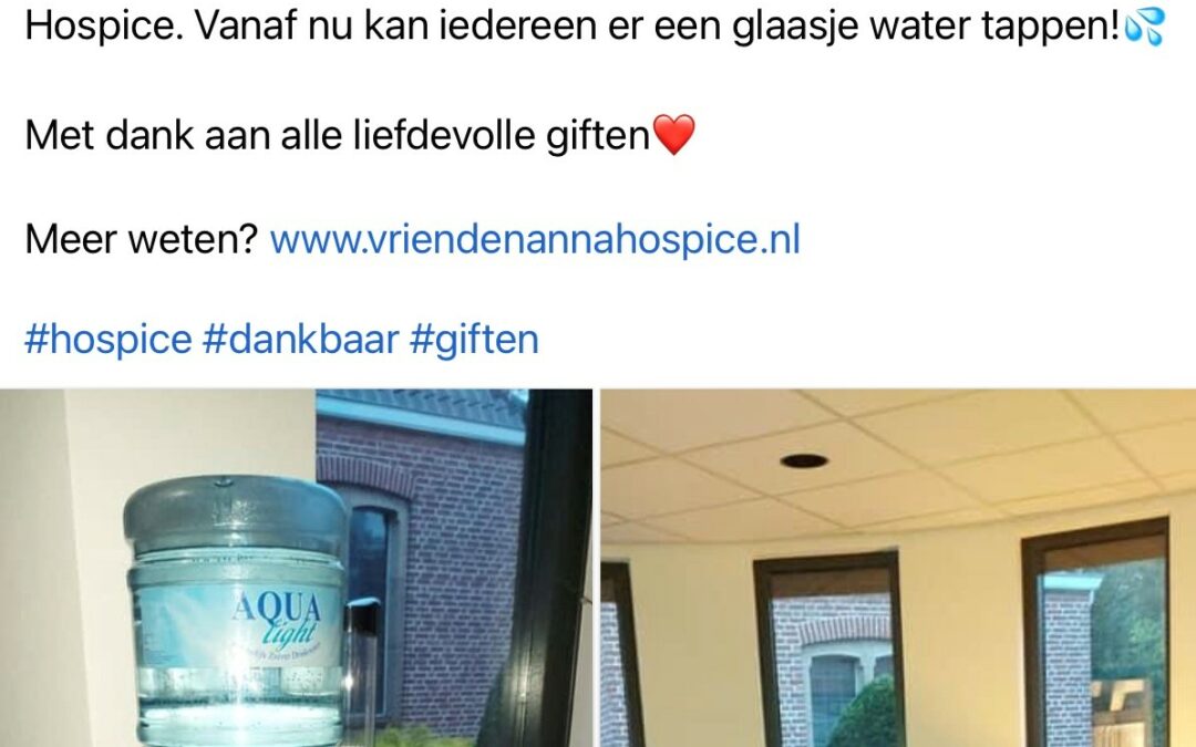 Een glaasje water tappen