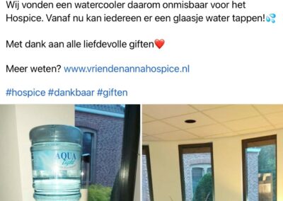 Een glaasje water tappen