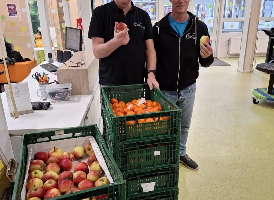 Gezonde snack voor leerlingen EBC Icarus